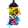 Spraydosen Graffiti