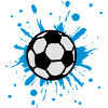 Football, Splash, Soccer, Splatter,