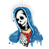 La Vierge Marie prie