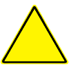 Warnschild Blanko