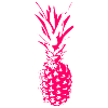 Ananas_neon_pink