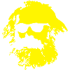 marx with sunglasses