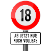 18 years full-throttle plate
