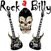 skull rockabilly