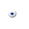 Halloween starrendes Monster Auge Augen