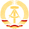 East Germany Crest Flag Wreath GDR DDR Emblem