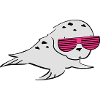 Robbe mit Shutter Shades