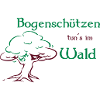 Bogenschützen tuns im Wald