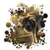 Freunde Wolf Eichhörnchen