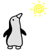 Penguin + sun