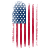 Eroded USA Flag