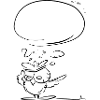 Eule fragend