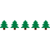 Weihnachtsbäume Pixel