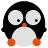 sweet penguin - penguin chick