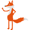 Fuchs steht