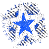 Big Star (White / Blue)
