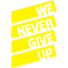 We never give up
