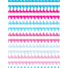 PINK BLUE HEARTS PATTERN