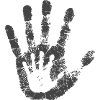 Babys Handabdruck, Handprint