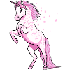 Pünktchen Einhorn Rosa