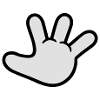stop hand (2c)