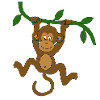 Affe im Baum
