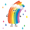 Rudi Regenbogen "bunte Regentropfen"