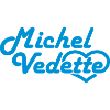Logo Michel Vedette bleu cyan