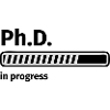 Ph.D. progress bar