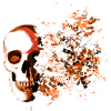skull explosion