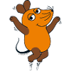 The mouse jumps