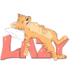 lazy cat
