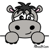 Hippopotame Prénom - Texte à personnaliser