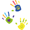 Kinderhände (Bunt)