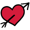 heart amor arrow