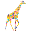 grafische Giraffe