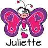 Papillon - Prénom Juliette