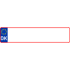 plaque d'immatriculation DK