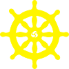 SHIP STEERING WHEEL
