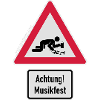 Aufkleber Musikfest Sprea