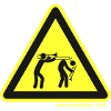 Gefahrenschild Posaune