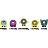 Days of the week Monster