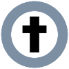 kredsede kryds / circled cross (rel, 2c)