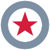 encerclé étoiles / circled star (2c)