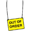 out of order