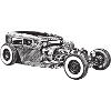hotrod custom car