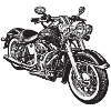 chopper hog bike motorrad