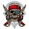 Skull pirate mft