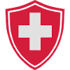 Schweiz Kreuz Button - original