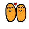 Two potatoes